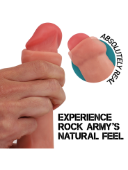 ROCKARMY RAPTOR DILDO REALISTA DUAL DENSITY LIQUID SILICONE 24 CM O 44 CM
