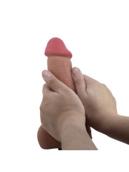 PRETTY LOVE SLIDING SKIN SERIES DILDO REALISTICO CON VENTOSA PIEL DESLIZANTE MULATO 234 CM