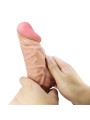 PRETTY LOVE SLIDING SKIN SERIES DILDO REALISTICO CON VENTOSA PIEL DESLIZANTE CONTROL REMOTO NATURAL 24 CM