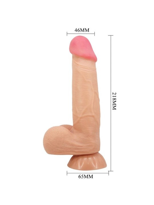 PRETTY LOVE SLIDING SKIN SERIES DILDO REALISTICO CON VENTOSA PIEL DESLIZANTE CONTROL REMOTO NATURAL 218 CM
