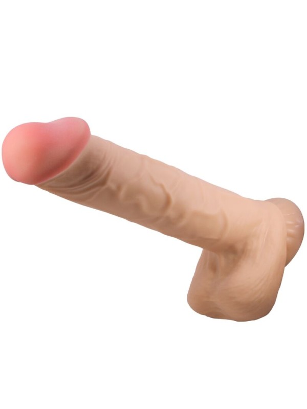 PRETTY LOVE SLIDING SKIN SERIES DILDO REALISTICO CON VENTOSA PIEL DESLIZANTE 26 CM