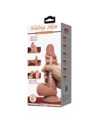 PRETTY LOVE SLIDING SKIN SERIES DILDO REALISTICO CON VENTOSA PIEL DESLIZANTE MORENO 218 CM