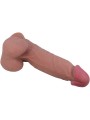 PRETTY LOVE SLIDING SKIN SERIES DILDO REALISTICO CON VENTOSA PIEL DESLIZANTE MORENO 206 CM
