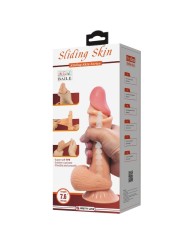 PRETTY LOVE SLIDING SKIN SERIES DILDO REALISTICO CON VENTOSA PIEL DESLIZANTE 194 CM