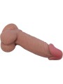 PRETTY LOVE SLIDING SKIN SERIES DILDO REALISTICO CON VENTOSA PIEL DESLIZANTE MORENO 194 CM