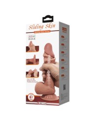 PRETTY LOVE SLIDING SKIN SERIES DILDO REALISTICO CON VENTOSA PIEL DESLIZANTE MORENO 194 CM