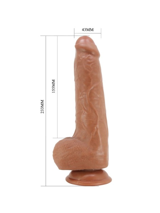 PRETTY LOVE DRACO DILDO REALISTICO 23 CM MODELO 2 NATURAL