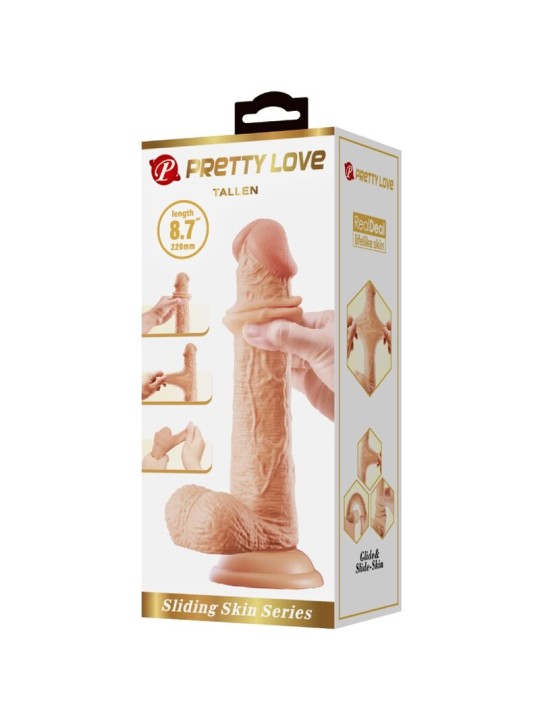 PRETTY LOVE TALLEN DILDO REALISTICO 22 CM NATURAL