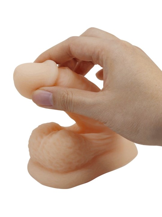 PRETTY LOVE WILDON DILDO ULTRA REALISTICO Y ELASTICO 10 CM NATURAL