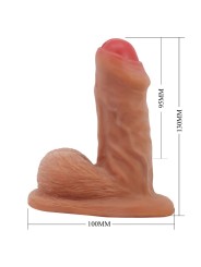 PRETTY LOVE WARNELL DILDO ULTRA REALISTICO Y ELASTICO 95 CM MULATO