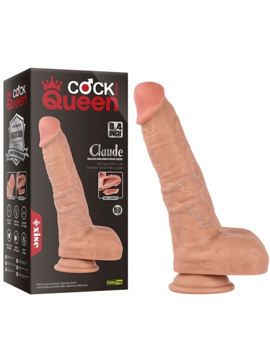 XISE CLAUDE DILDO REALISTICO DOBLE DENSIDAD 165 CM