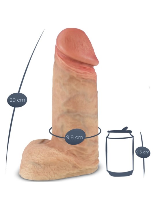 SILEXD MODELO 1 XTREME PENE REALISTICO SILICONA PREMIUM 28 CM