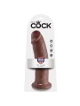 KING COCK 10 PENE MARRON 254 CM