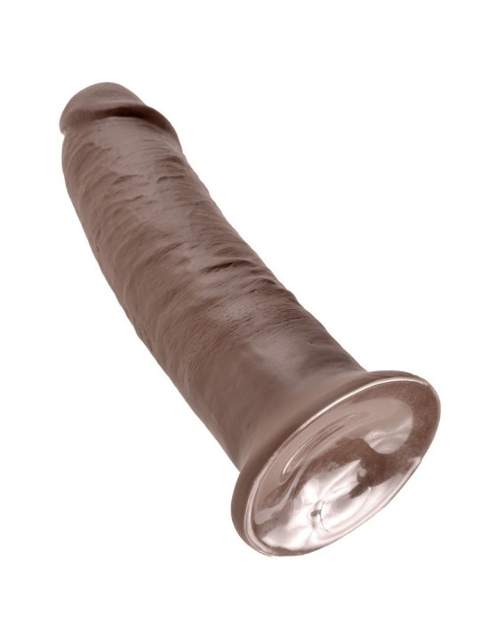 KING COCK 10 PENE MARRON 254 CM