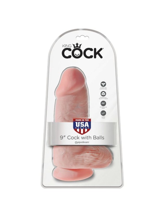 KING COCK PENE REALISTICO CHUBBY 23 CM