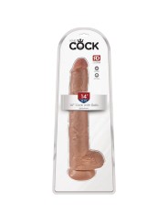 KING COCK PENE REALISTICO CON TESTICULOS 356 CM