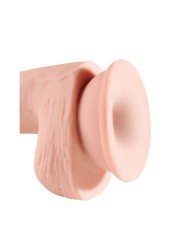 KING COCK DILDO TRIPLE DENSIDAD 14 CM