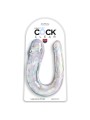 KING COCK DOUBLE TROUBLE DILDO DOBLE 44 CM TRANSPARENTE