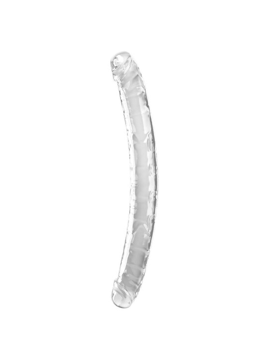 KING COCK DOUBLE TROUBLE DILDO DOBLE 46 CM TRANSPARENTE