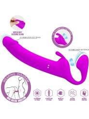 PRETTY LOVE ZANINI DILDO STRAP ON SIN ARNES 10 VIBRACIONES MORADO