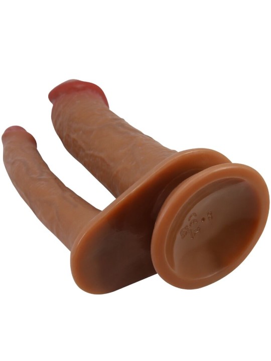 PRETTY LOVE HULBERT DOBLE DILDO REALISTICO CON VIBRACION MULATO