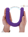 INTENSE GUNTER DILDO DOBLE VIBRADOR 40 CM MORADO CONTROL REMOTO