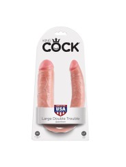 KING COCK DILDO DOBLE PENETRACION 178 CM NATURAL