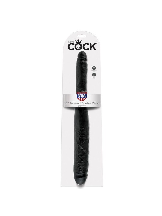 KING COCK DILDO DOBLE NEGRO 406 CM