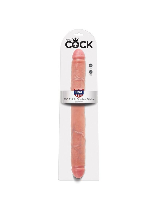 KING COCK THICK DILDO DOBLE PENETRACION 406 CM