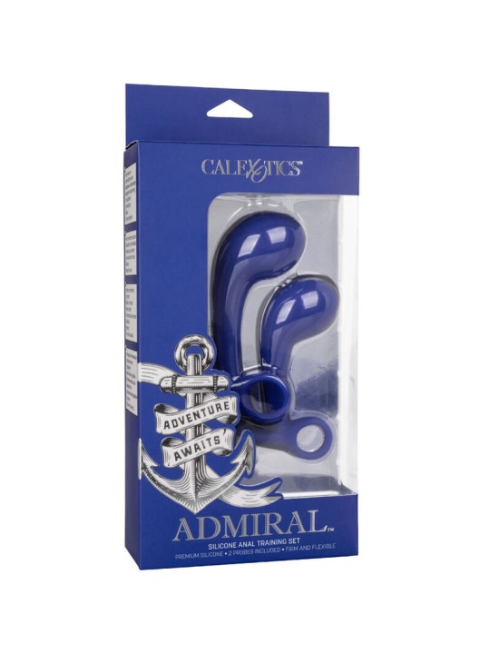 CALEXOTICS ADMIRAL SET 2 PLUG ANAL AZUL
