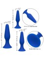 CALEXOTICS ADMIRAL KIT 3 PLUG ANAL AZUL