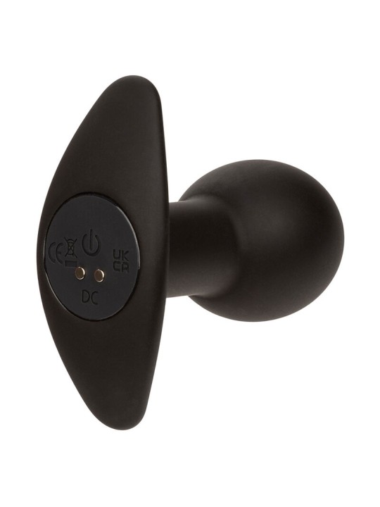 CALEXOTICS ROCK BOTTOM PLUG ANAL 10 VIBRACIONES SILICONA NEGRO