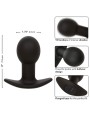 CALEXOTICS ROCK BOTTOM PLUG ANAL 10 VIBRACIONES SILICONA NEGRO