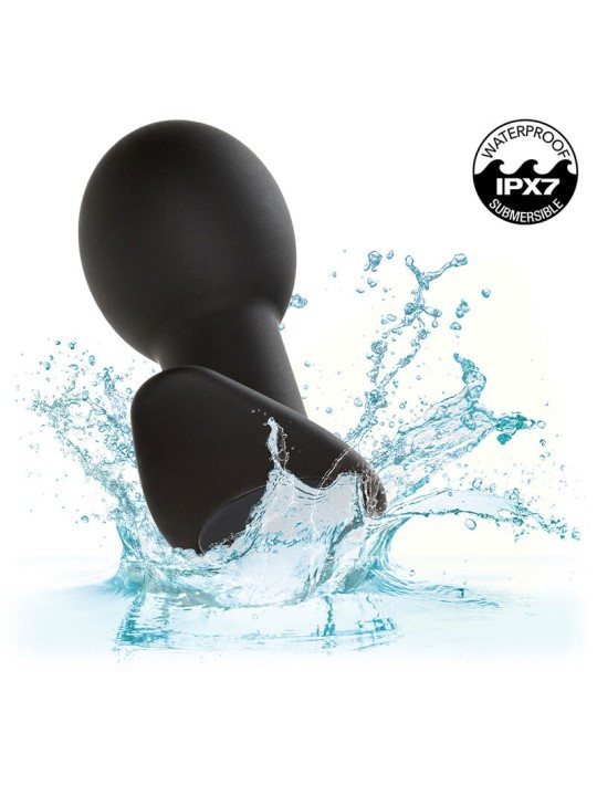 CALEXOTICS ROCK BOTTOM PLUG ANAL 10 VIBRACIONES SILICONA NEGRO