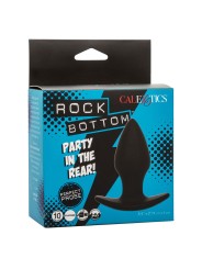CALEXOTICS ROCK BOTTOM PERFECT PLUG ANAL 10 VIBRACIONES SILICONA NEGRO