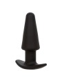 CALEXOTICS ROCK BOTTOM PLUG ANAL CONICO 10 VIBRACIONES SILICONA NEGRO