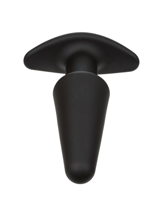 CALEXOTICS ROCK BOTTOM PLUG ANAL CONICO 10 VIBRACIONES SILICONA NEGRO