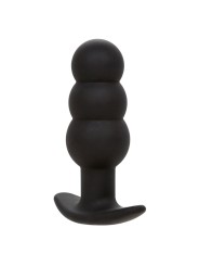 CALEXOTICS ROCK BOTTOM PLUG ANAL CON CUENTAS 10 VIBRACIONES SILICONA NEGRO