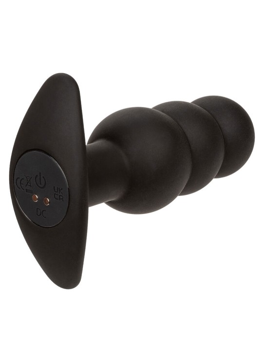 CALEXOTICS ROCK BOTTOM PLUG ANAL CON CUENTAS 10 VIBRACIONES SILICONA NEGRO CALEXOTICS ROCK BOTTOM PLUG ANAL CON CUENTAS 10 VIBRACIONES SILICONA NEGRO