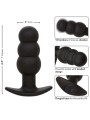 CALEXOTICS ROCK BOTTOM PLUG ANAL CON CUENTAS 10 VIBRACIONES SILICONA NEGRO