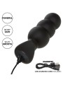 CALEXOTICS ROCK BOTTOM PLUG ANAL CON CUENTAS 10 VIBRACIONES SILICONA NEGRO