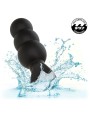CALEXOTICS ROCK BOTTOM PLUG ANAL CON CUENTAS 10 VIBRACIONES SILICONA NEGRO