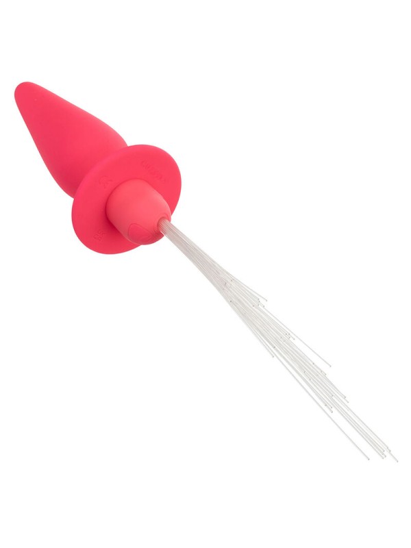 CALEXOTICS SOUTHERN LIGHTS LIGHT UP PLUG ANAL CON LUCES 10 VIBRACIONES SILICONA ROSA
