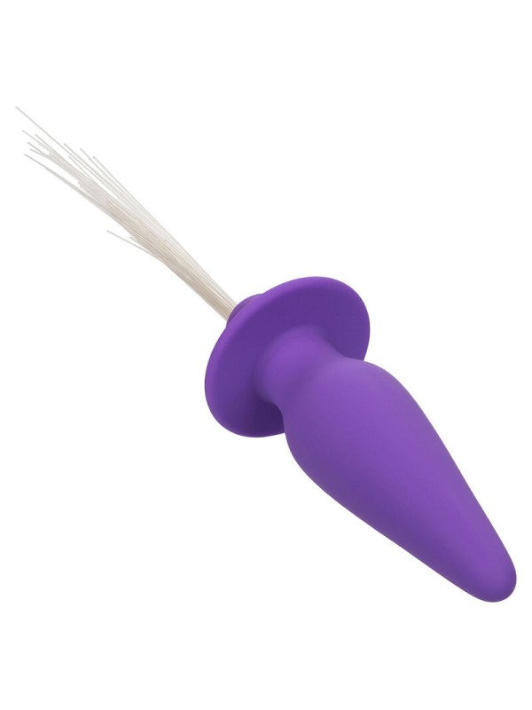 CALEXOTICS SOUTHERN LIGHTS LIGHT UP PLUG ANAL CON LUCES 10 VIBRACIONES SILICONA VIOLETA