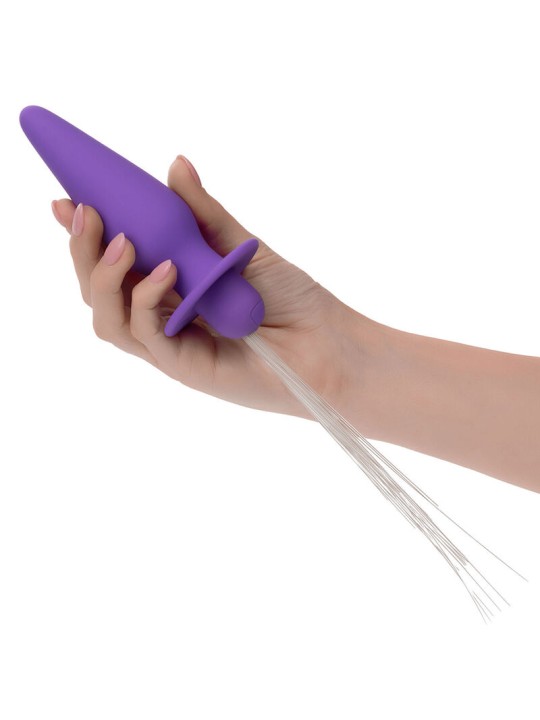 CALEXOTICS SOUTHERN LIGHTS LIGHT UP PLUG ANAL CON LUCES 10 VIBRACIONES SILICONA VIOLETA