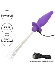 CALEXOTICS SOUTHERN LIGHTS LIGHT UP PLUG ANAL CON LUCES 10 VIBRACIONES SILICONA VIOLETA