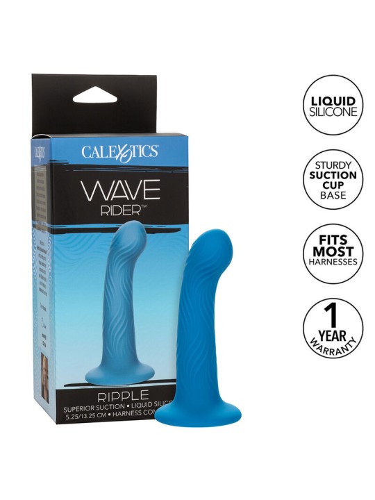 CALEXOTICS WAVE RIDER RIPPLE PLUG ANAL AZUL