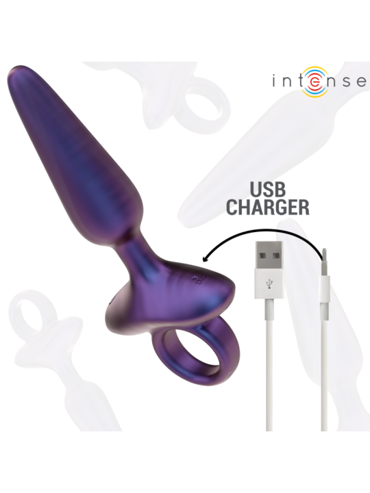 INTENSE MARLON PLUG ANAL VIBRADOR MODELO 4 CONTROL REMOTO