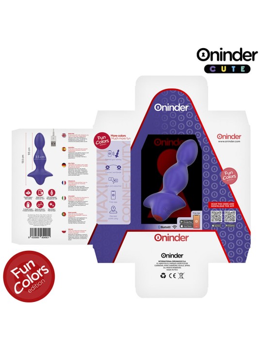 ONINDER CUTE LOVE BUTT VIBRADOR PLUG ANAL DILATADOR APP MUNDIAL GRATUITA