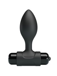 PRETTY LOVE VIBRA BUTT PLUG ANAL 10 VIBRACIONES NEGRO